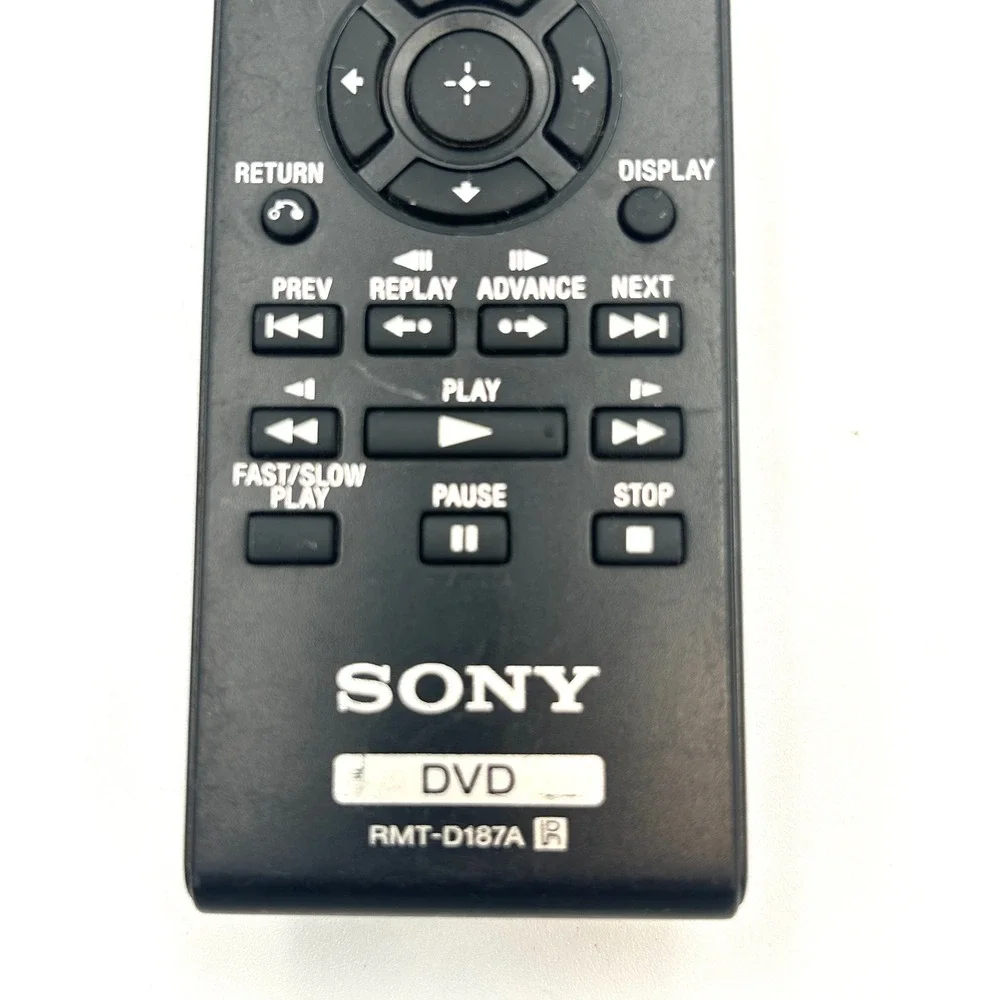 Sony RMT-D187A OEM DVD CD Player Remote Control DVP-SR500H SR200P Tested